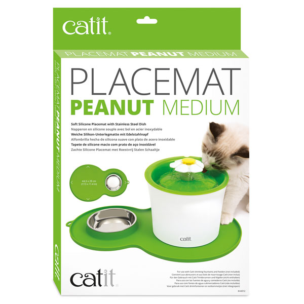 CATIT Silikonmatte Erdnuss - 46 x 29 cm - Grün – Bild 5