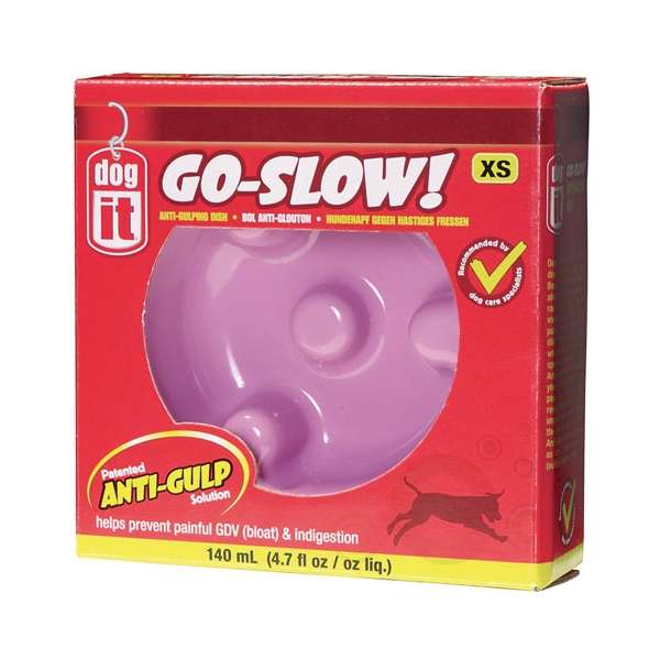 DOGIT Go-Slow Anti-Schling-Napf Rosa 140 ml – Bild 3