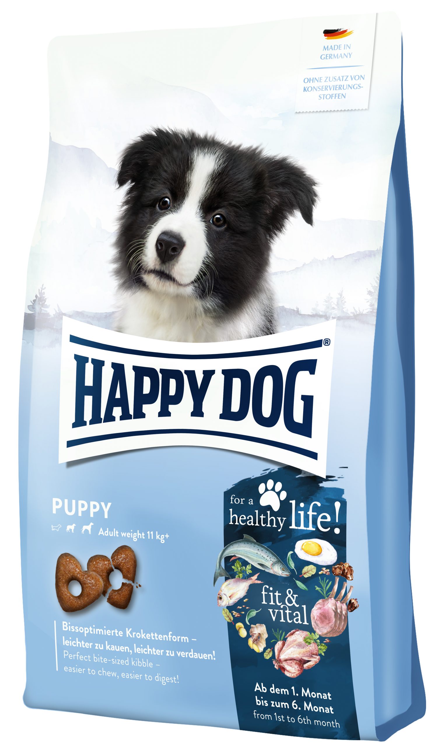 HappyDog Supr fit+vital Puppy 4kg