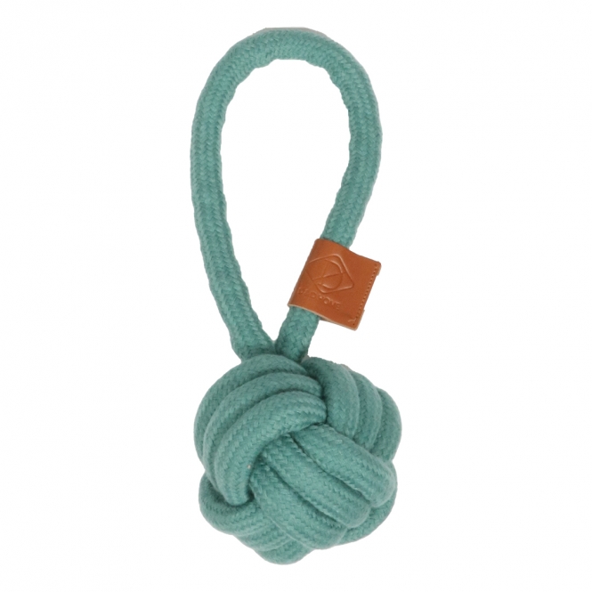 D&D Knotenball mit Schlaufe Harper - blau - 22 x 8cm – Bild 4