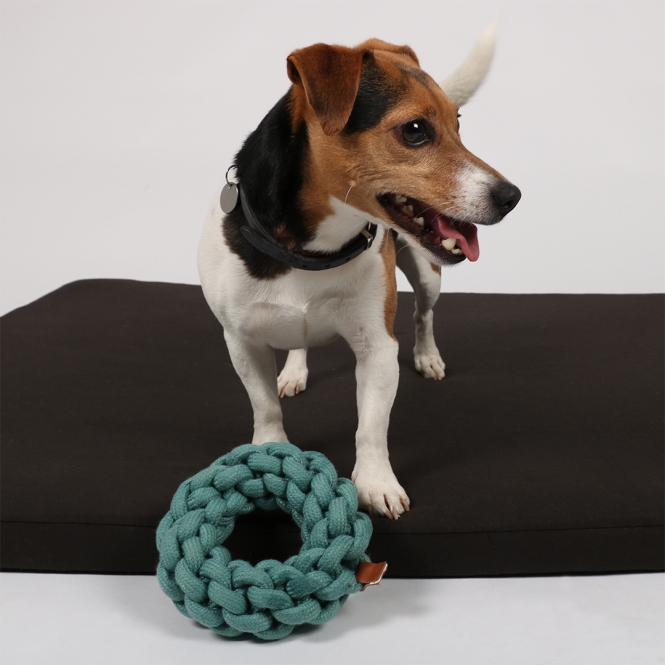 D&D Baumwollring Ben - blau - 13 x 13 x 4,5cm – Bild 6